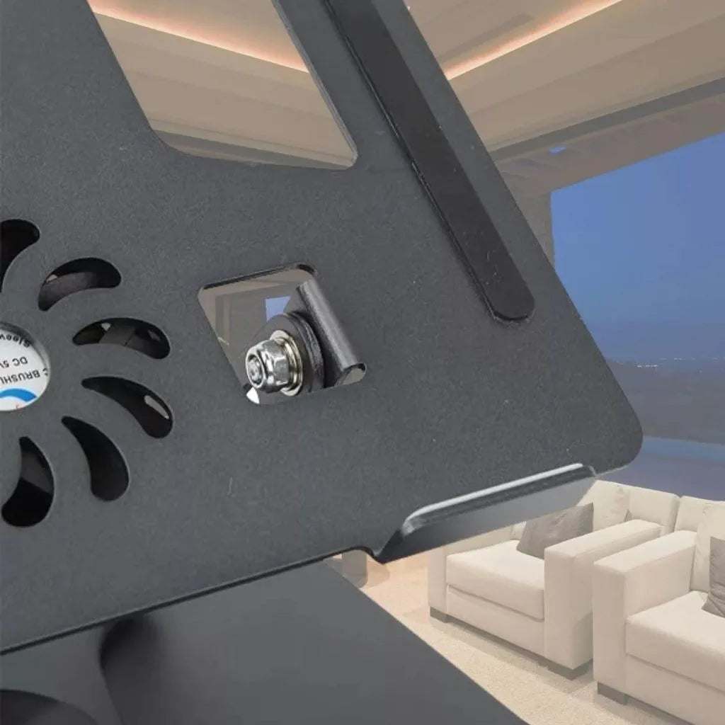 360 ° Adjustable Foldable Laptop Holder with Cooler Ergonomic Base Cooling Improvement Cooler, Practical Comfort