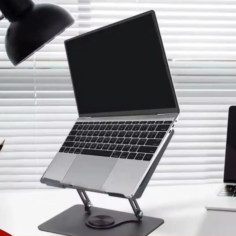 360 ° Adjustable Foldable Laptop Holder with Cooler Ergonomic Base Cooling Improvement Cooler, Practical Comfort