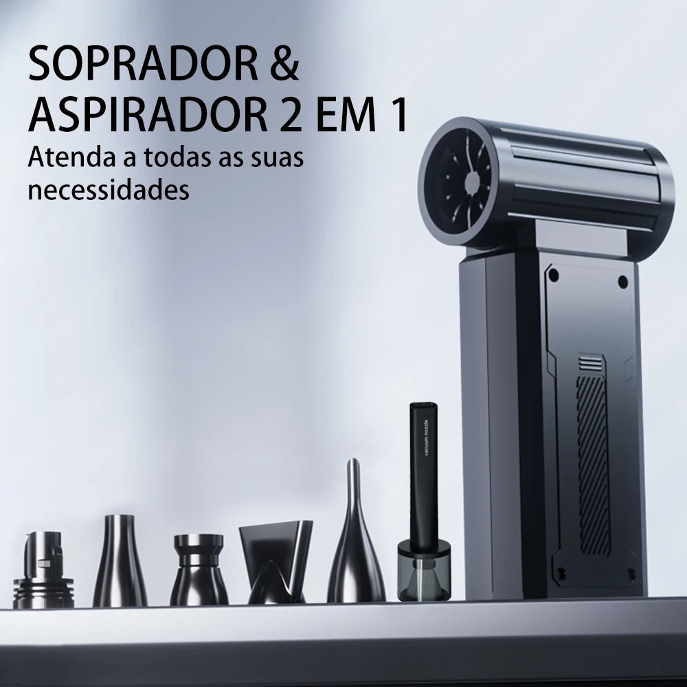 BOOSTER W01 Mini Turbo Fan Jet Fan Powerful Air Blower 100,000 RPM Powerful Blower with High Speed Duct Fan Turbo Blower