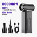 BOOSTER W01 Mini Turbo Fan Jet Fan Powerful Air Blower 100,000 RPM Powerful Blower with High Speed Duct Fan Turbo Blower