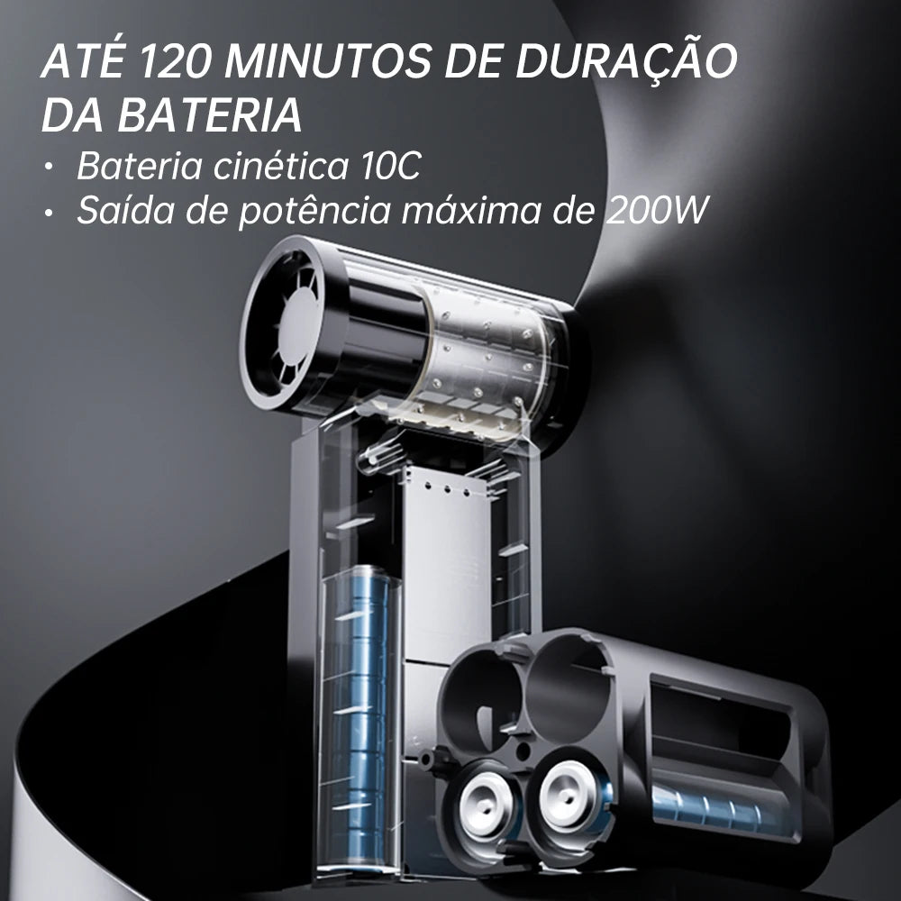 BOOSTER W01 Mini Turbo Fan Jet Fan Powerful Air Blower 100,000 RPM Powerful Blower with High Speed Duct Fan Turbo Blower