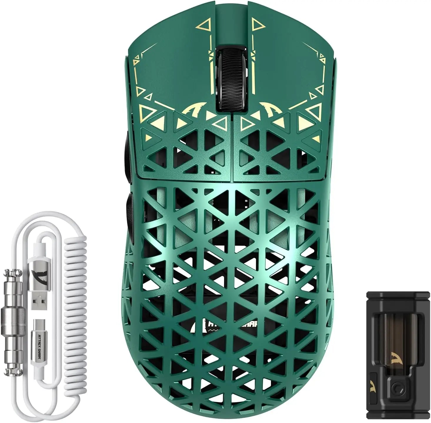 ATTACK SHARK R5 Ultra 39g Carbon Fiber 8000Hz Wireless Gaming Mouse, 42000DPI