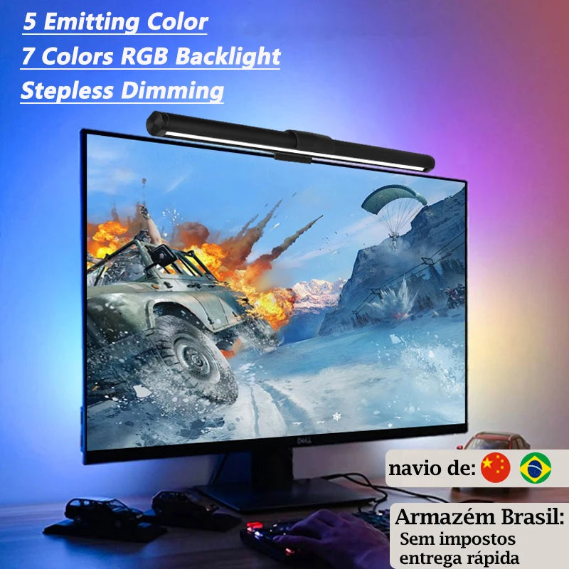 Led Monitor Light Bar Stepless Dimmable Desk lamp Computer Screen Hanging Light Led Table Lamp Indoor Lighting for Laptop Office