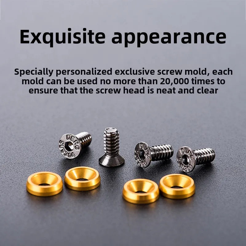5pcs M3 6#32 6MM 8MM Screw Computer PC Case Beautification
