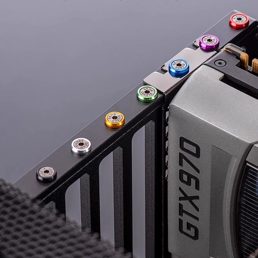 5pcs M3 6#32 6MM 8MM Screw Computer PC Case Beautification