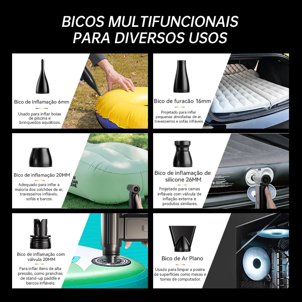 BOOSTER W01 Mini Turbo Fan Jet Fan Powerful Air Blower 100,000 RPM Powerful Blower with High Speed Duct Fan Turbo Blower