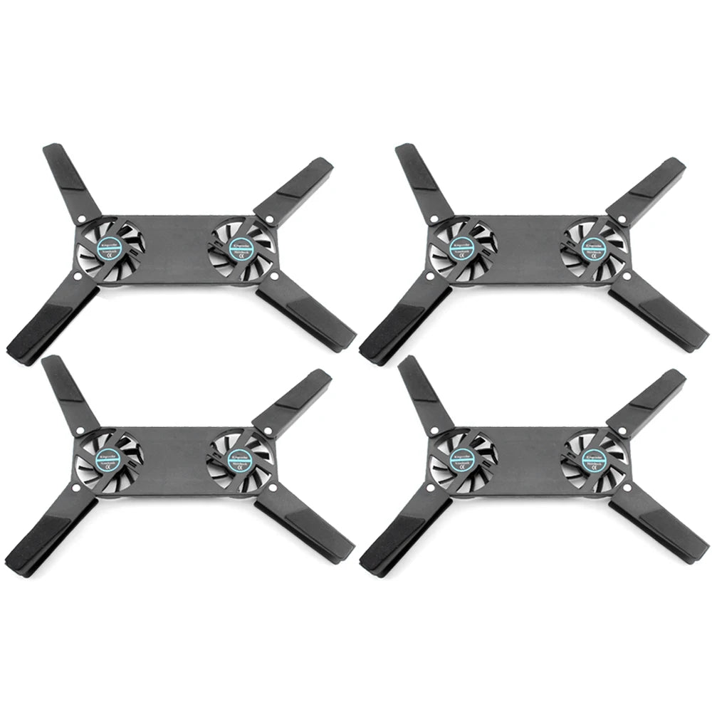 Foldable Cooling Pad Laptop Cooler with Double Fans Laptop Stand USB Powered for 7-15 inch Notebook PC LCD Display Cooler Holder